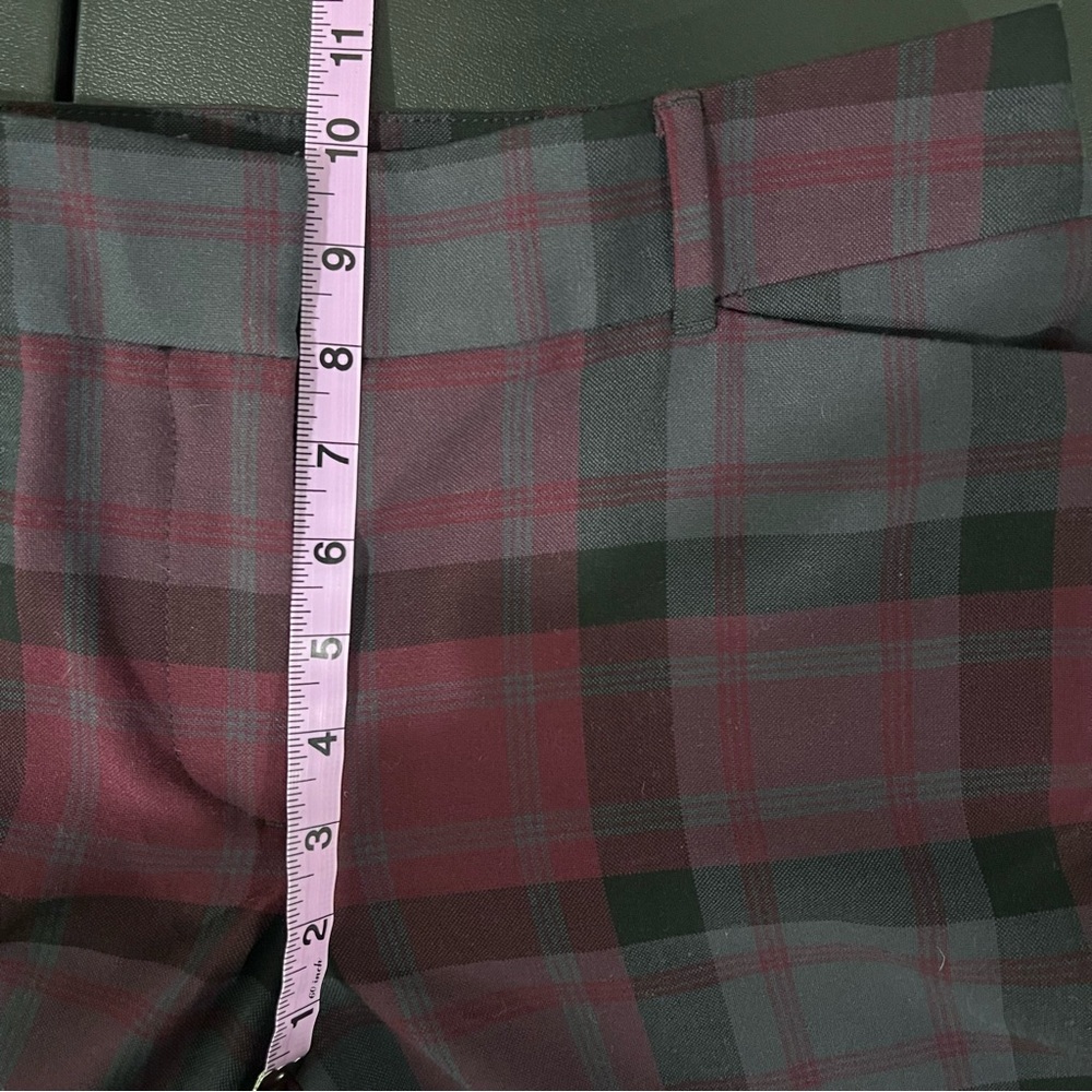 LOFT Modern Skinny Ankle Plaid Pants Size 8P - Picture 8 of 9